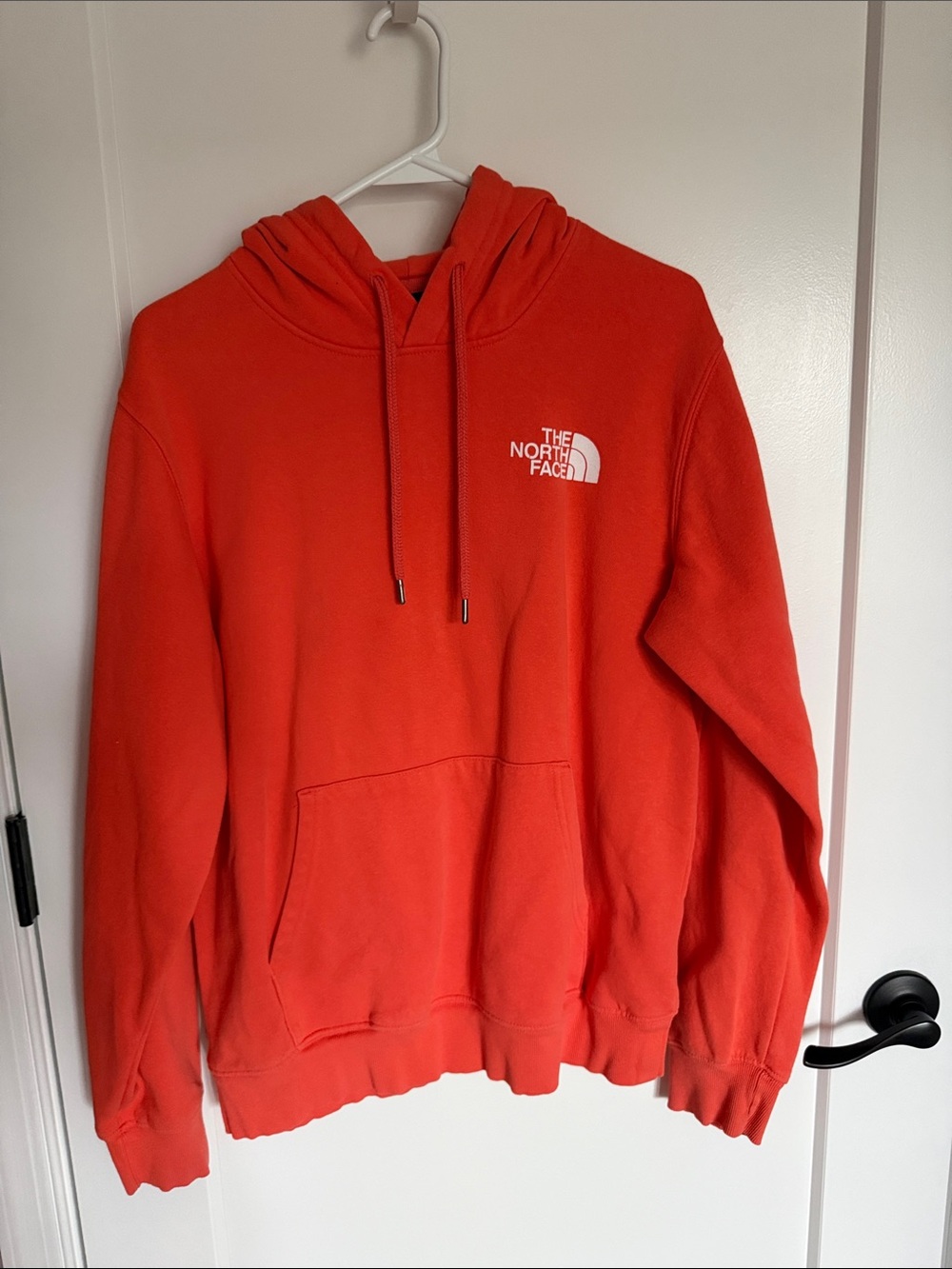 The North Face Men's Orange Hoodie Sweatshirt